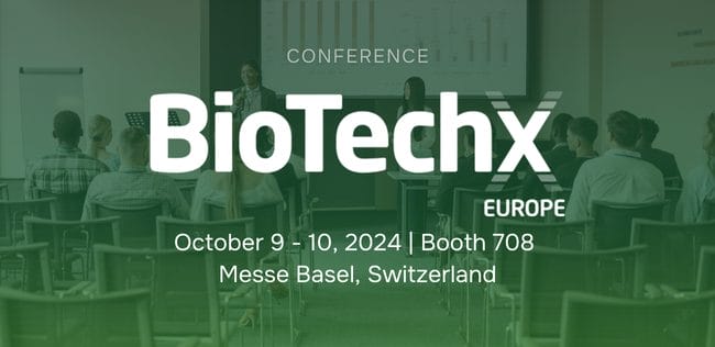 BioTechX Europe Basel Event Graphic